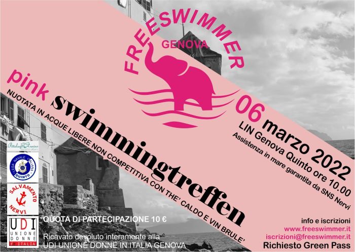 6 MARZO 2022, TORNA LA SECONDA EDIZIONE DELLA PINK SWIMMINGTREFFEN!