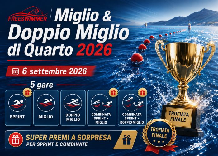 Miglio e Doppio Miglio di Quarto 2026: cinque gare e tante novit&agrave;